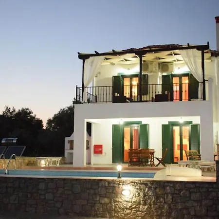 ヴィラ Alonnisos Anemologio Seafront With Private Pool *